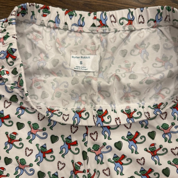 Roller Rabbit Christmas Merry Monkey Polo Pajamas - Picture 8 of 10